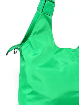 Сумка женская текстиль BoBo-8902 (touch), 1 отдел, ярко зеленый SALE 260646 фото 4