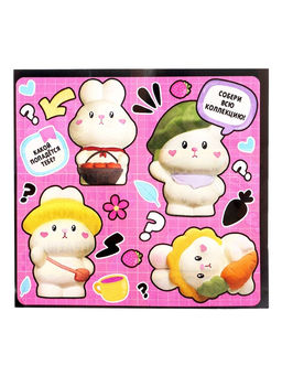 Игрушка - сюрприз Funny box Зайки: детский брелок, наклейки - Woow toys фото 6