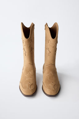 STAR COWBOY BOOTS - Zara фото 5