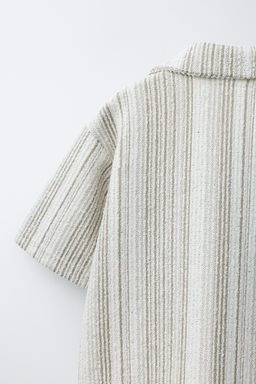 CAMISA PUNTO RAYAS / Verde - Zara фото 5