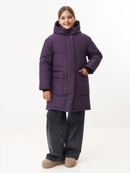 Куртка зимняя 25377-518 ежевичный