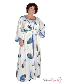 Халат Модель №749 размеры 44-84 - Plusmoda фото 2