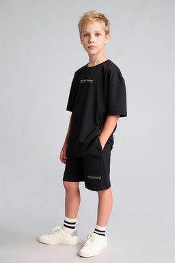 Oversize Cepli Bask_l_ _ort Erkek _ocuk - Defacto фото 2