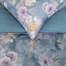 Постельное белье Далия (велюр) Семейный/Пододеяльник (молния): 2 шт. - 215*145; Простыня: 1 шт. - 260*240; Наволочка (с кантом): 2 шт. - 70*70; Наволочка (с кантом): 2 шт. - 50*70; Велюр - Арт элегант фото 6