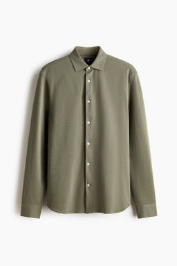 Camisa en tejido el?stico multidirecci?n Slim Fit - H&m фото 2