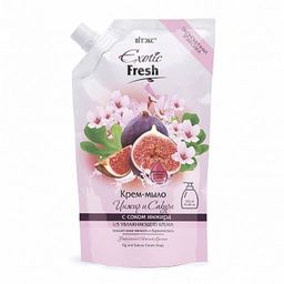Витэкс EXOTIC FRESH Крем-мыло "ИНЖИР И САКУРА", дой-пак 750мл.