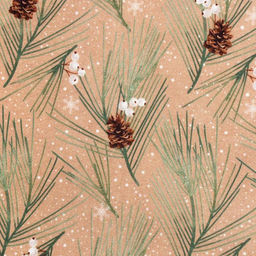 Набор салфеток «Этель» Spruce branches 46×46 см - 4 штуки, 100%хлопок, саржа 190 г/м²