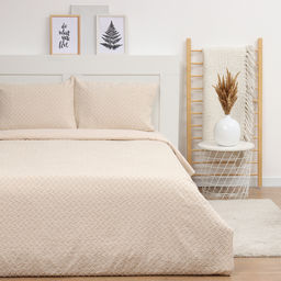 Постельное бельё LoveLife Tufting дуэт Квадрат 143*215см-2шт,230*240см,50*70см-2шт, цвет бежевый, 110 г/м  фото 5