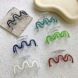 Заколка-краб Волна