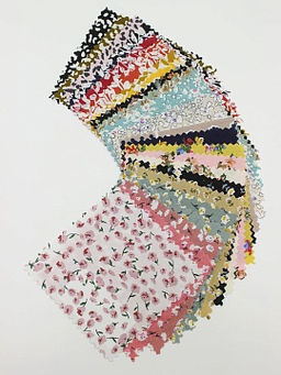 Комплект образцов Штапель принт №5