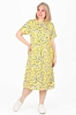 Платье Синди Х-449 (46-62) кулирка. Цвет в ассортименте - Лотос фото 33