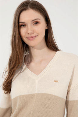 Женский свитер из каменного меланжа Неожиданная скидка в корзине - U.s. polo assn фото 3