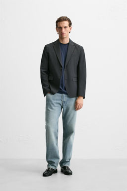 COTTON - LYOCELL RELAXED FIT BLAZER