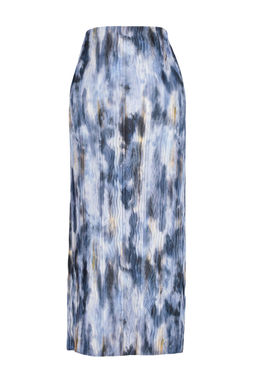 TRENDYOLMILLA Gul Kurusu Cicek Bask?l? Normal Lastikli Bel Pilise Maxi Orme Etek TWOSS24ET00055 фото 8