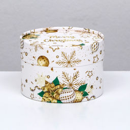 Коробка Merry Christmas завальцованная без окна ,13 х 8,5 см