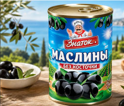 З Маслины без косточки 280гр - Знаток фото 2