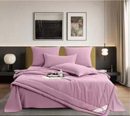 Одеяло Candies однотонное с простыней и наволочками ODCANO008 Евро