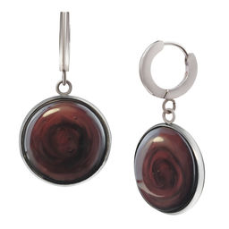 Серьги из муранского стекла MAROON LS3550