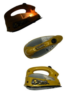 УЦЕНКА. Утюг (3662) подсветка, видна работа моторчика (под 2 бат. R6) в МЯТОЙ коробке