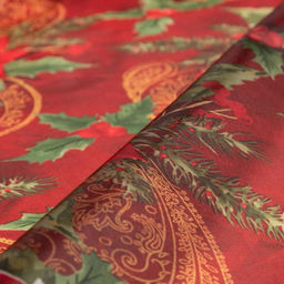 Скатерть новогодняя Доляна Волшебный праздник 145*260 +/- 2 см, 100% п/э  фото 5