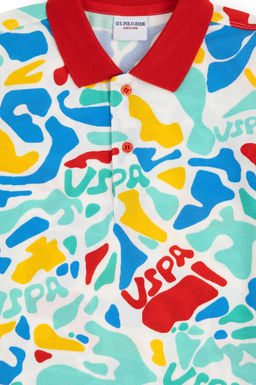 Белая футболка для мальчика - U.s. polo assn фото 3