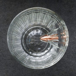 Стакан гранёный непробиваемый с пулей Крафт, 250 мл