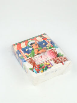 Сладкий детский новогодний подарок Лошадь: набор конфет 500 гр. с пиксельным конструктором в коробке