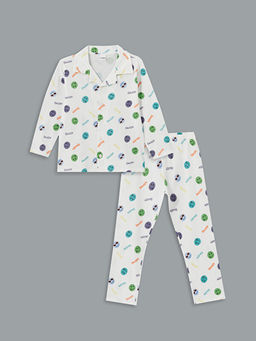 Resort Yaka Erkek ?ocuk Pijama Tak?m