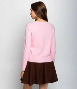 Кардиган #КТ9035 (3), розовый