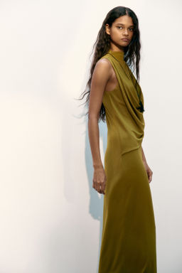 Maxivestido drapeado - H&m фото 6