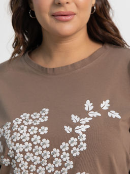 Блуза Ромашка (бежевая) Б15198-24М - Lt collection фото 5