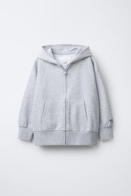 BASIC ZIP-UP SWEATSHIRT