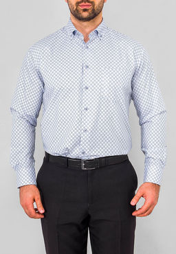 Сорочка мужская длинный рукав BERTHIER STAMPA185320/ Comf-Mb(0-2)  фото 8