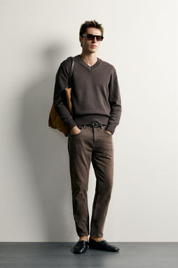 JEANS SLIM CROPPED FIT / Marr?n