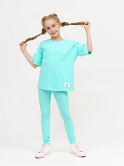 949Д Костюм с леггинсами "Бирюза"