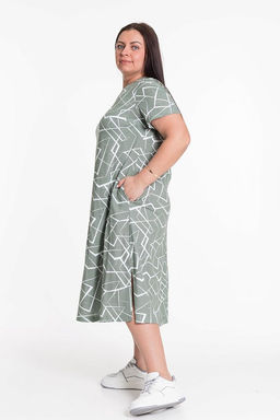 Платье 324105а Хаки - Елена фото 3