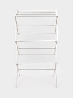 Сушилка для белья напольная LaDо́m, складная, раздвижная, металл, белая