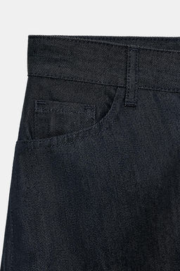 ZW COLLECTION BALLOON DENIM TROUSERS - Zara фото 7