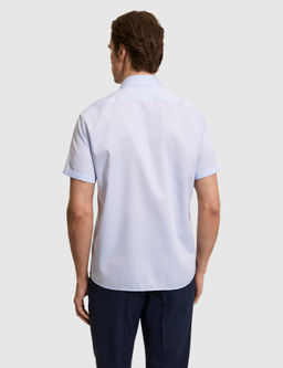 A__k Mavi Regular Fit K_sa Kollu G_mlek