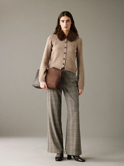 ??kar?labilir K?rk Yaka Kad?n Triko H?rka