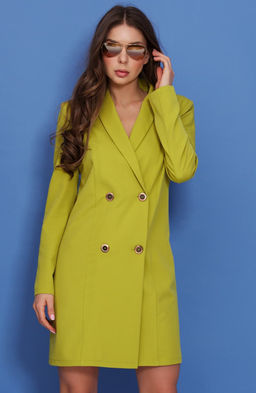 Эффектное платье лайм - Donna saggia фото 6