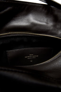 LIMITED EDITION SMALL LEATHER BAG - Zara фото 5