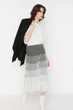 TRENDYOLMILLA Lila Midi Renk Bloklu Etek TWOSS20ET0195 фото 10