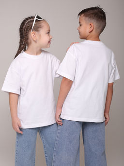 Футболка базовая, цвет Белый, кулирка х/б100%