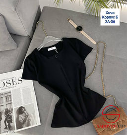 Футболка женская однотонная