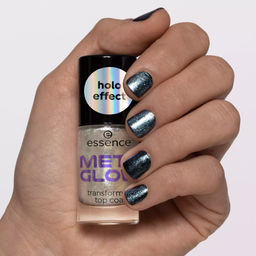 essence Топовое покрытие для ногтей Meta Glow transforming top coat 8 мл  фото 4