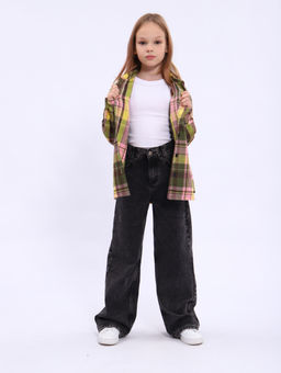 РБ015 Рубашка "Шерон" (розовый; жёлтый)