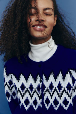 C?rdigan en punto jacquard - H&m фото 5