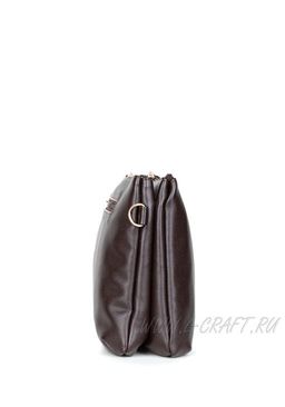 Сумка Модель №1444 | кожзам | стежка | коричневый | Р909-2 | 29893 - L-craft фото 4