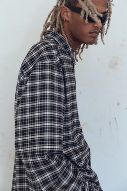 Camisa de franela Loose Fit - H&m фото 4